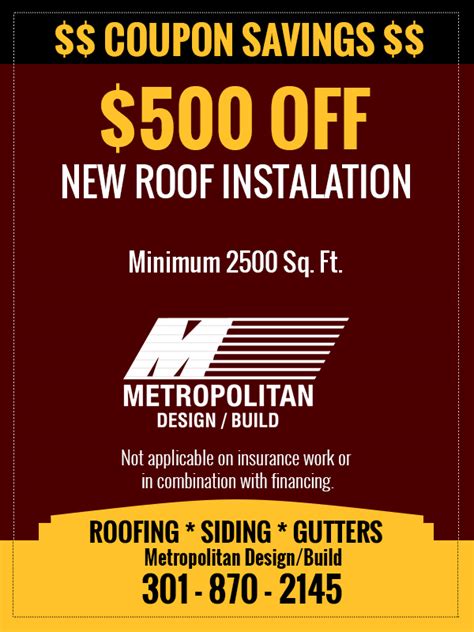 roof replacement in maryland coupons